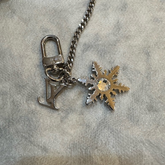 Authentic Louis Vuitton Gold Porte Monnaie Flocon Coin and Charm Pouch - Picture 5 of 13